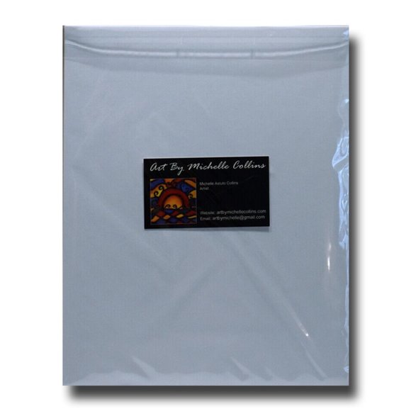 Yellow Matted Abstract Art Print Flower Artist Signed - Picture 2 of 3